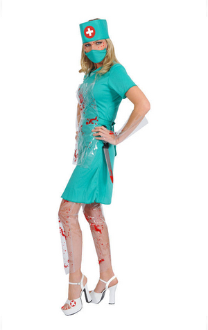 Womens Bloody Horror Nurse Costume