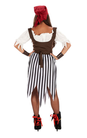 Ladies Pirate Jailbird Costume