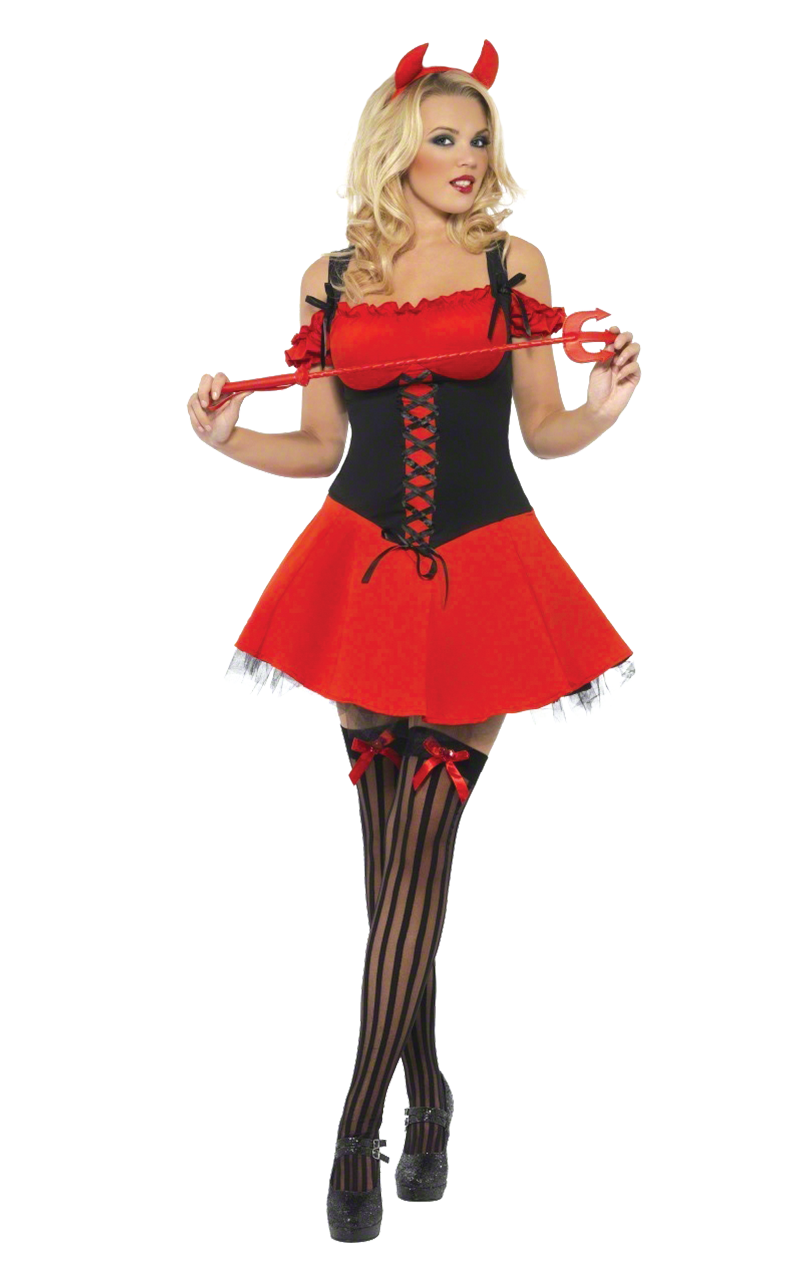 Womens Red Wicked Devil Costume