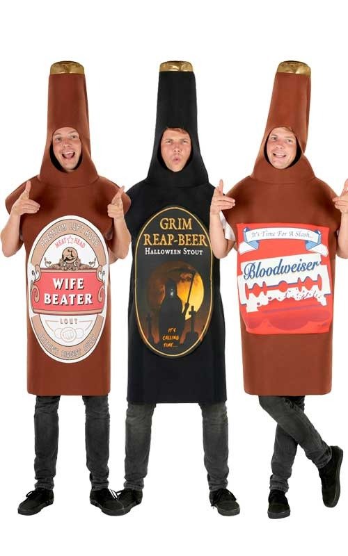 Halloween Beer Bottle Group Costume - Fancydress.com