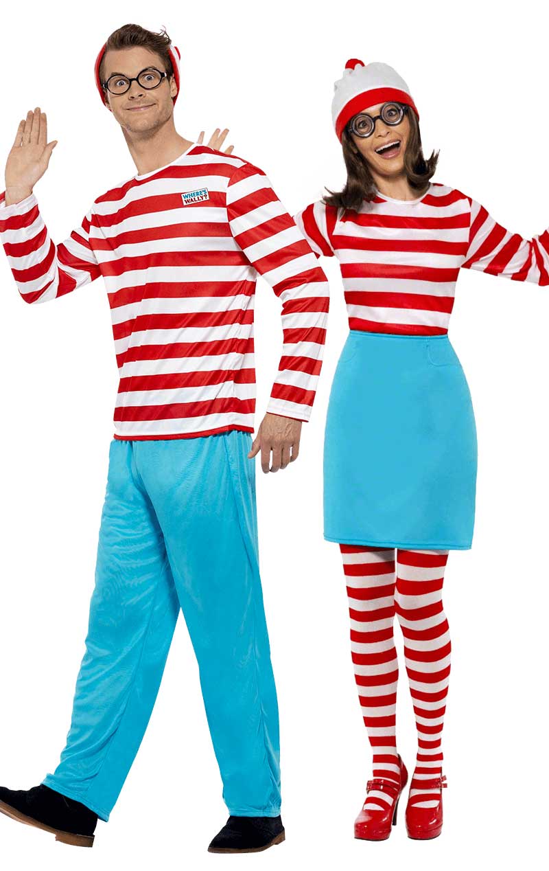 Wheres Wally Couples Costume - Fancydress.com