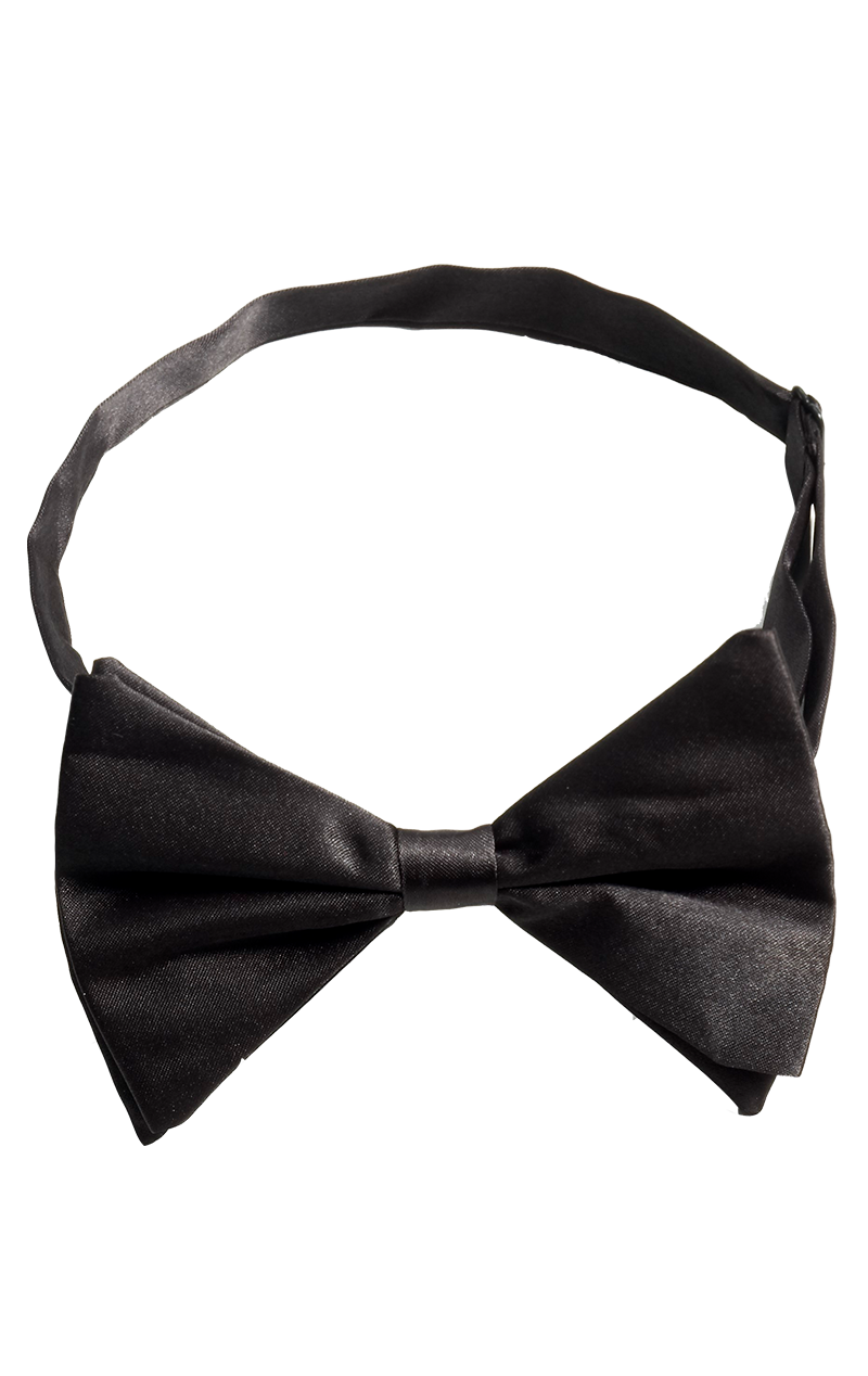 Black Bow Tie Accessory