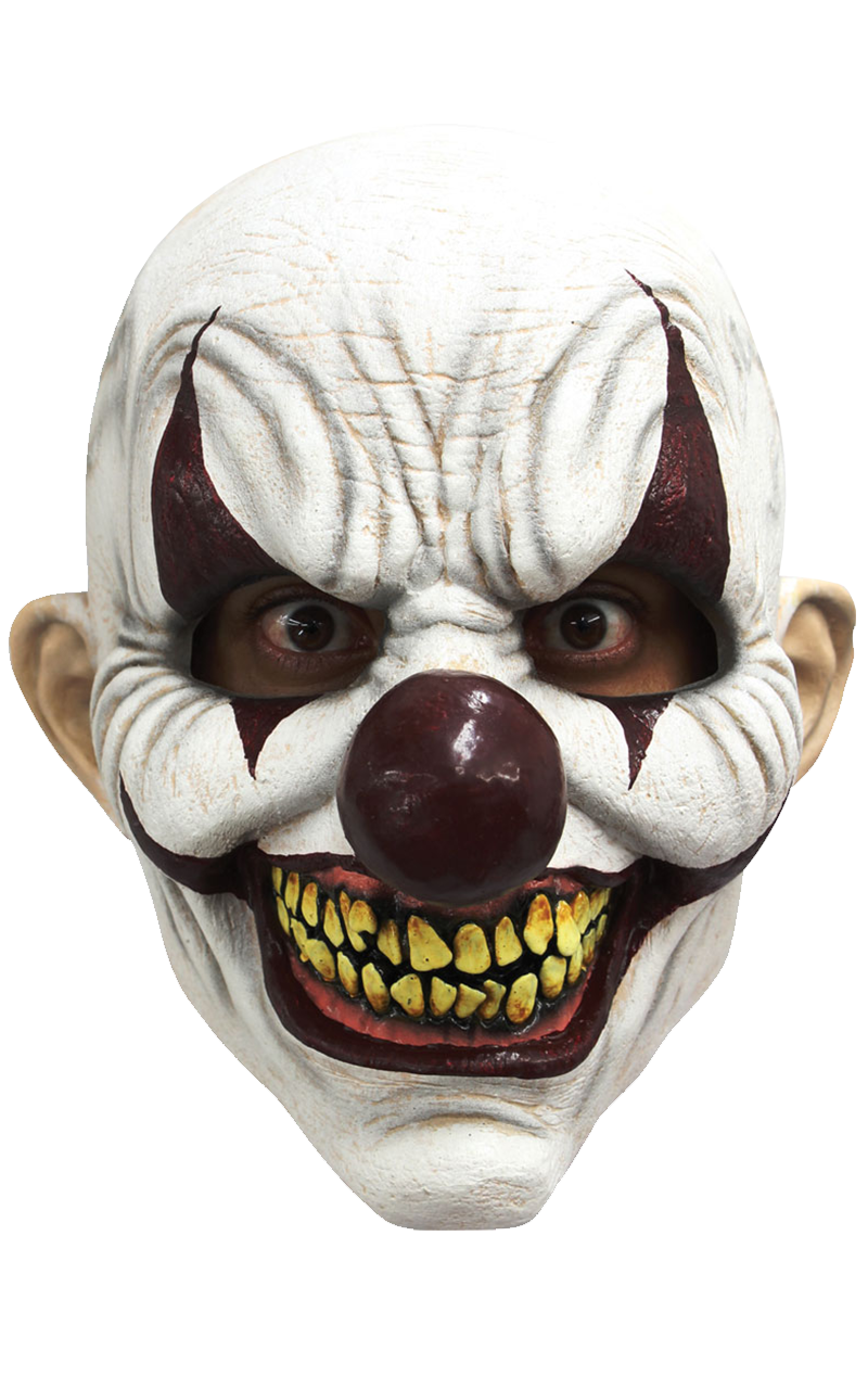 Mens Chomp Clown Overhead Facepiece