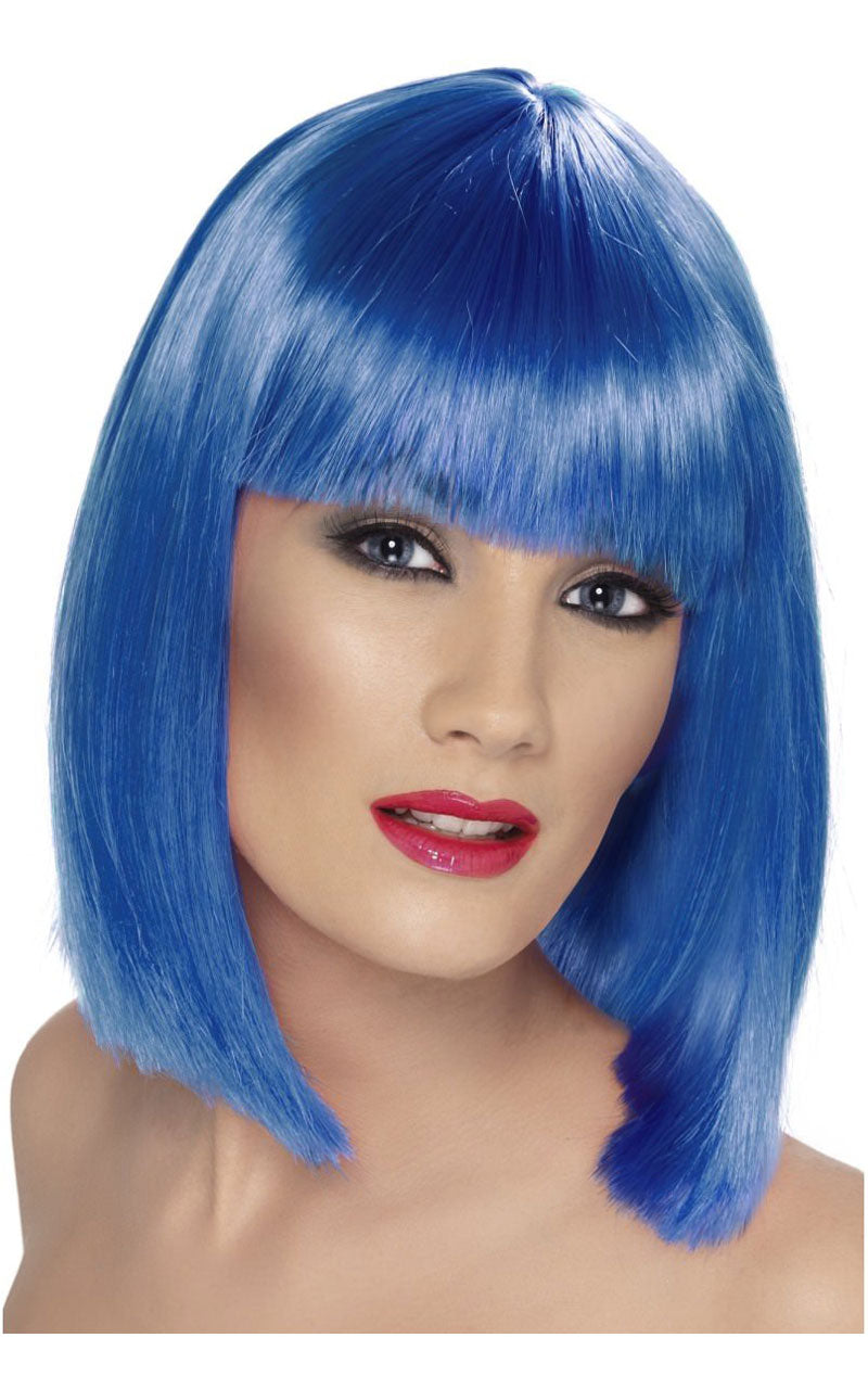 Blue Glam Wig