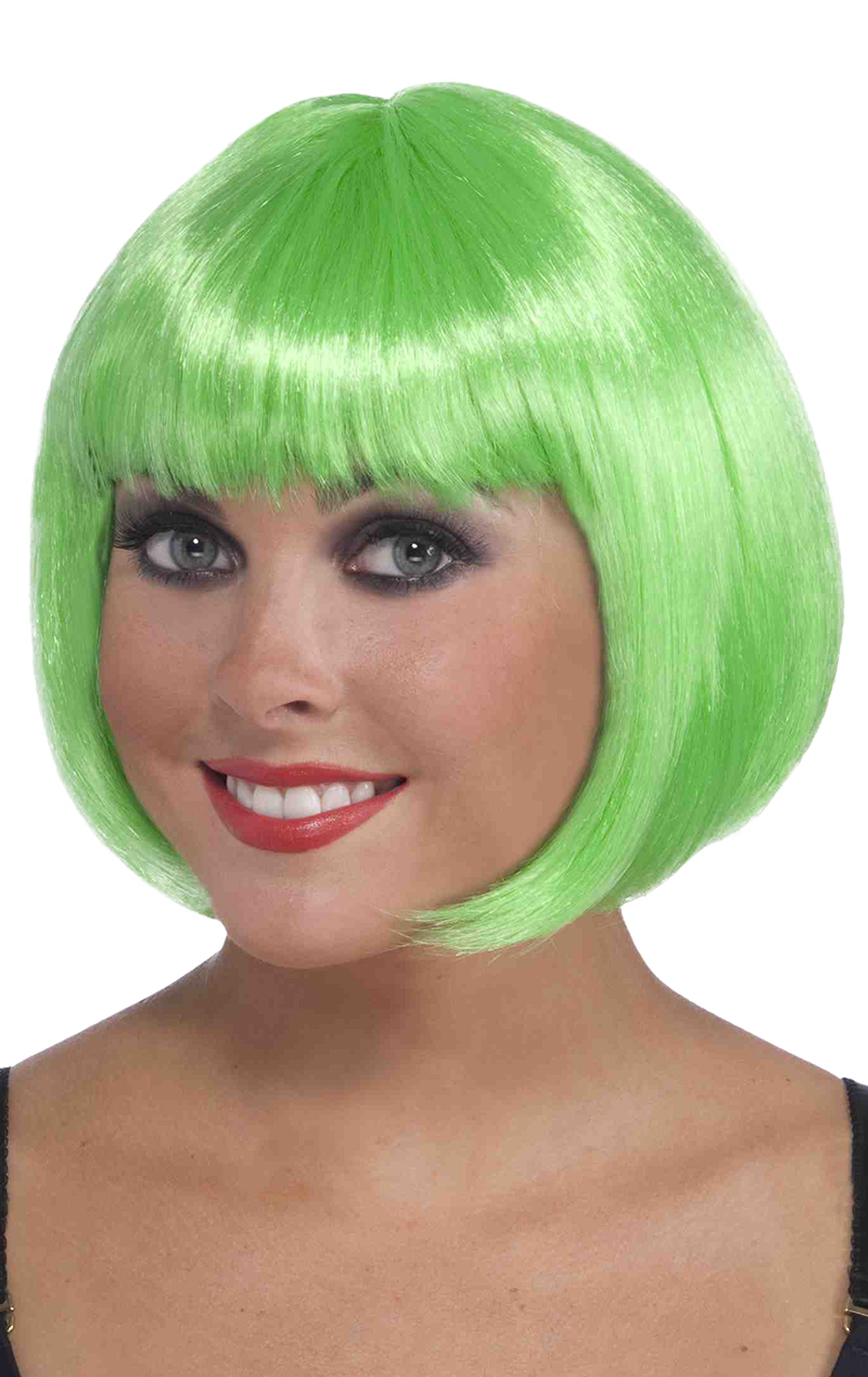 Babe Neon Green Wig