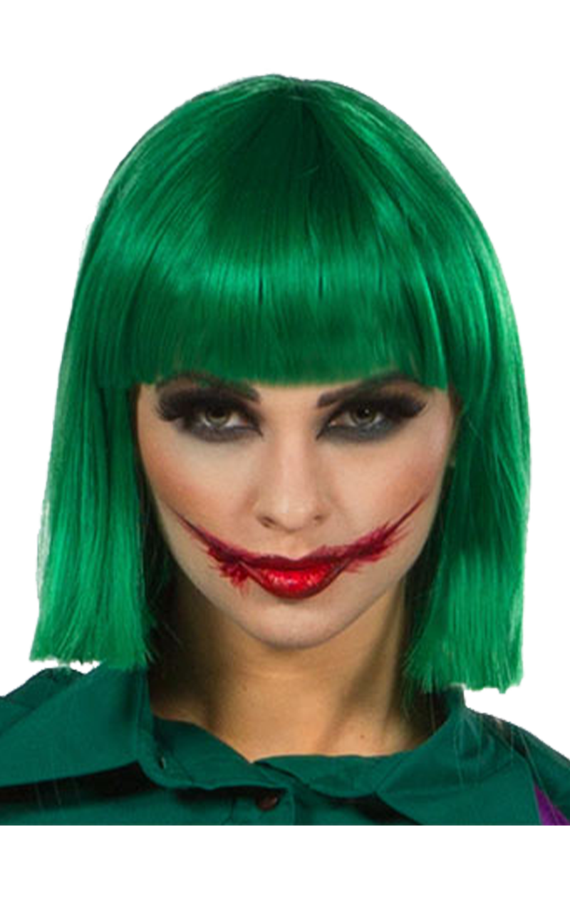 Cindy Emerald Dark Green Wig
