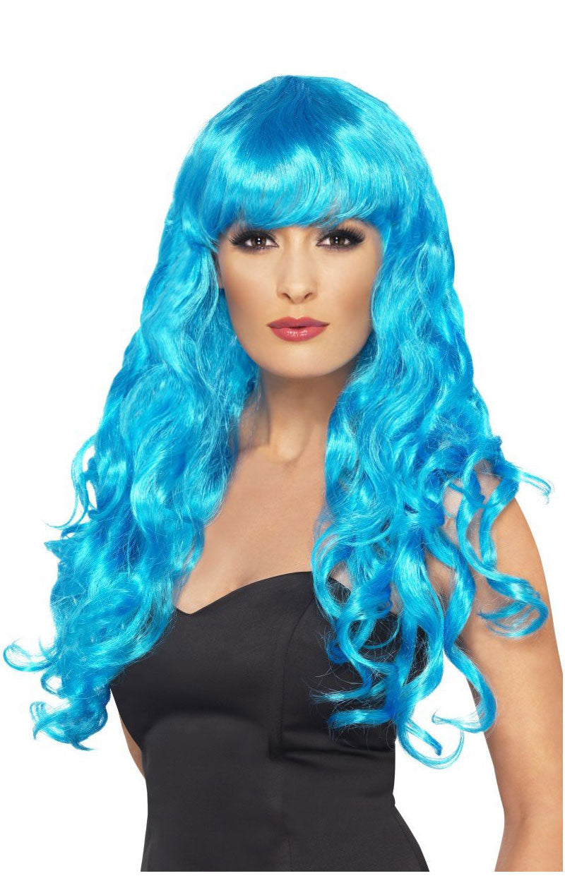 Siren Blue Long Wig