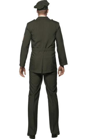 Mens Wartime Military Officer Costume