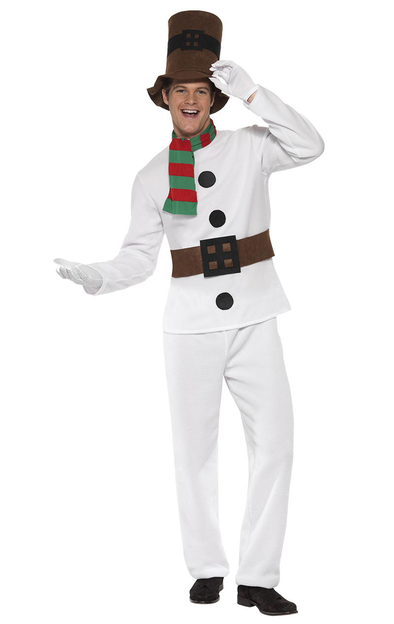 Adult Snowman Suit Costume