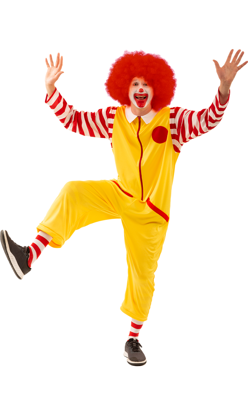 Adult Ronald Clown Costume