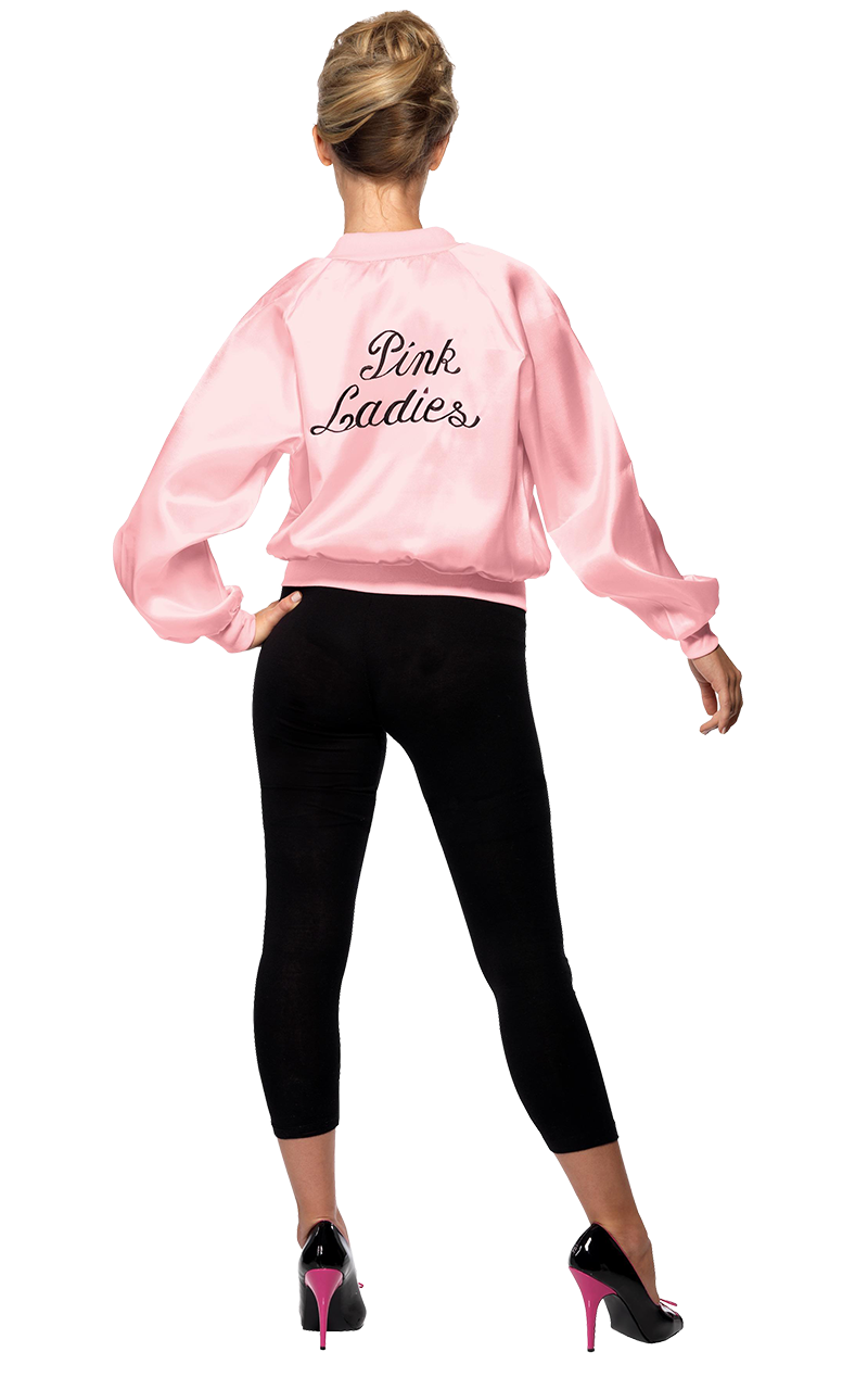 Womens Pink Ladies Grease Jacket