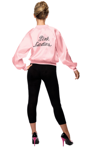 Womens Pink Ladies Grease Jacket