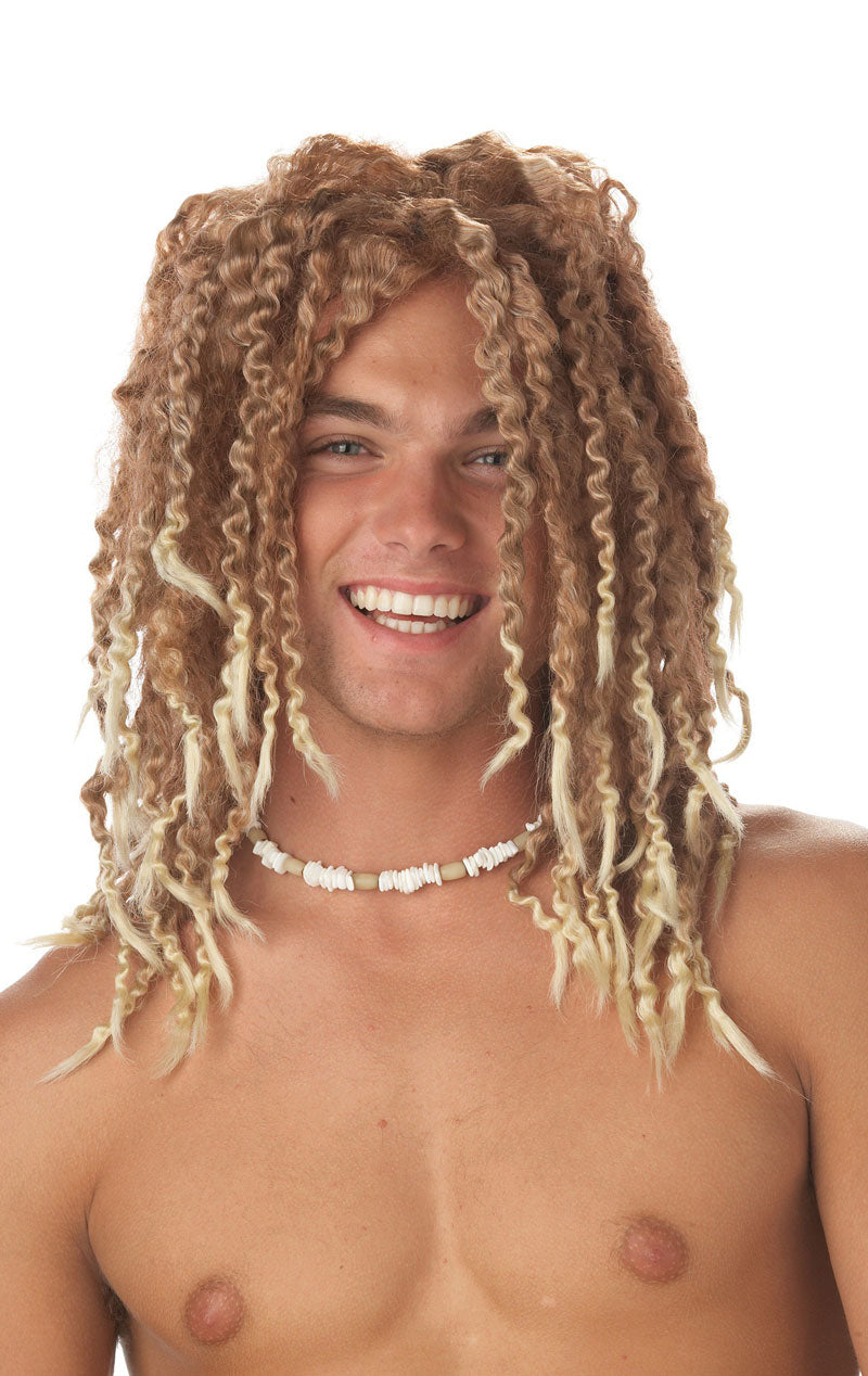 Beach Dude Blonde Wig