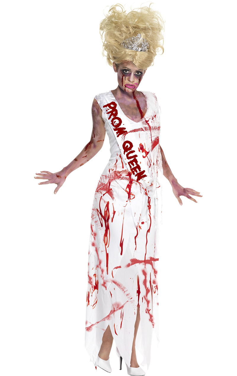 Adult Zombie Prom Queen Costume