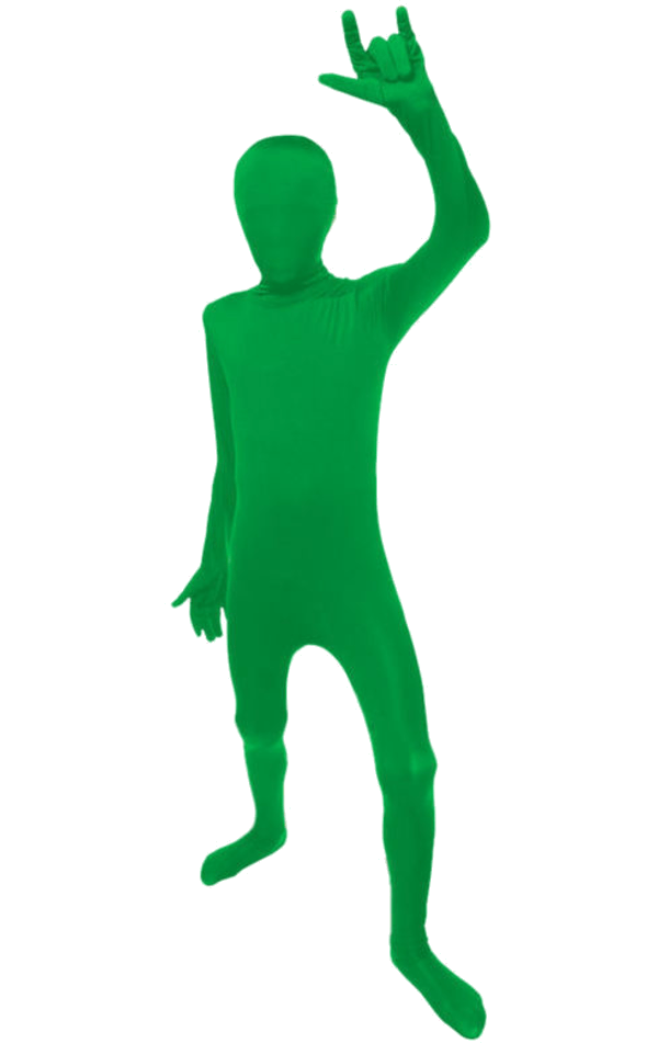 Childrens Green Morphsuit