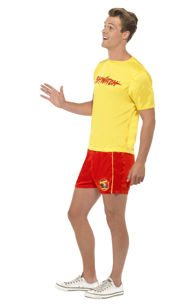 Mens Baywatch Lifeguard T-shirt Costume