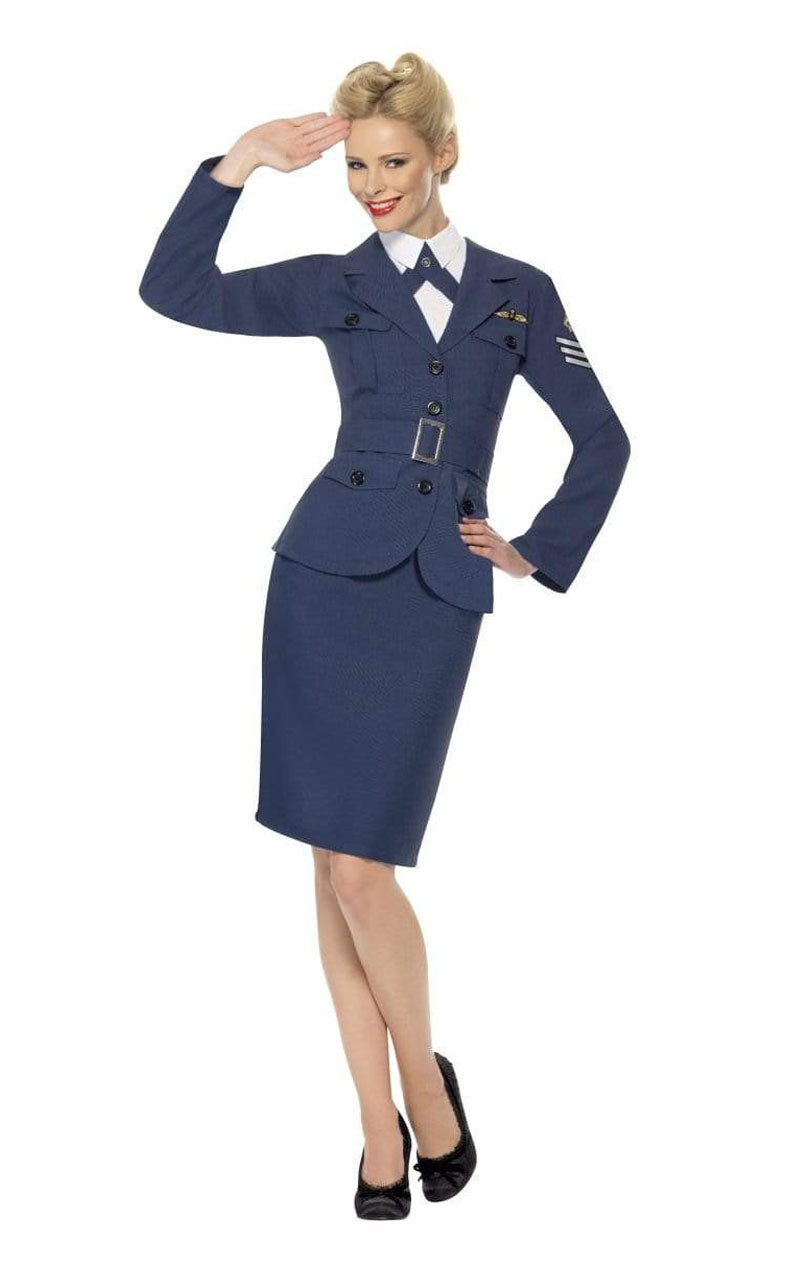Womens WWII Aviation Pilot Costume