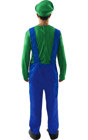 Mens Luigi Super Mario Costume