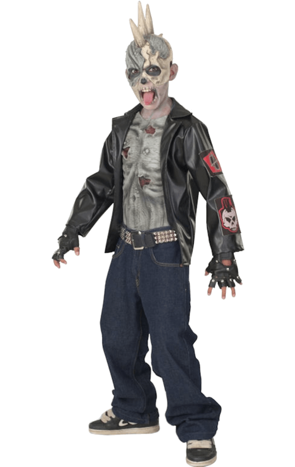 Kids Zombie Rocker Costume