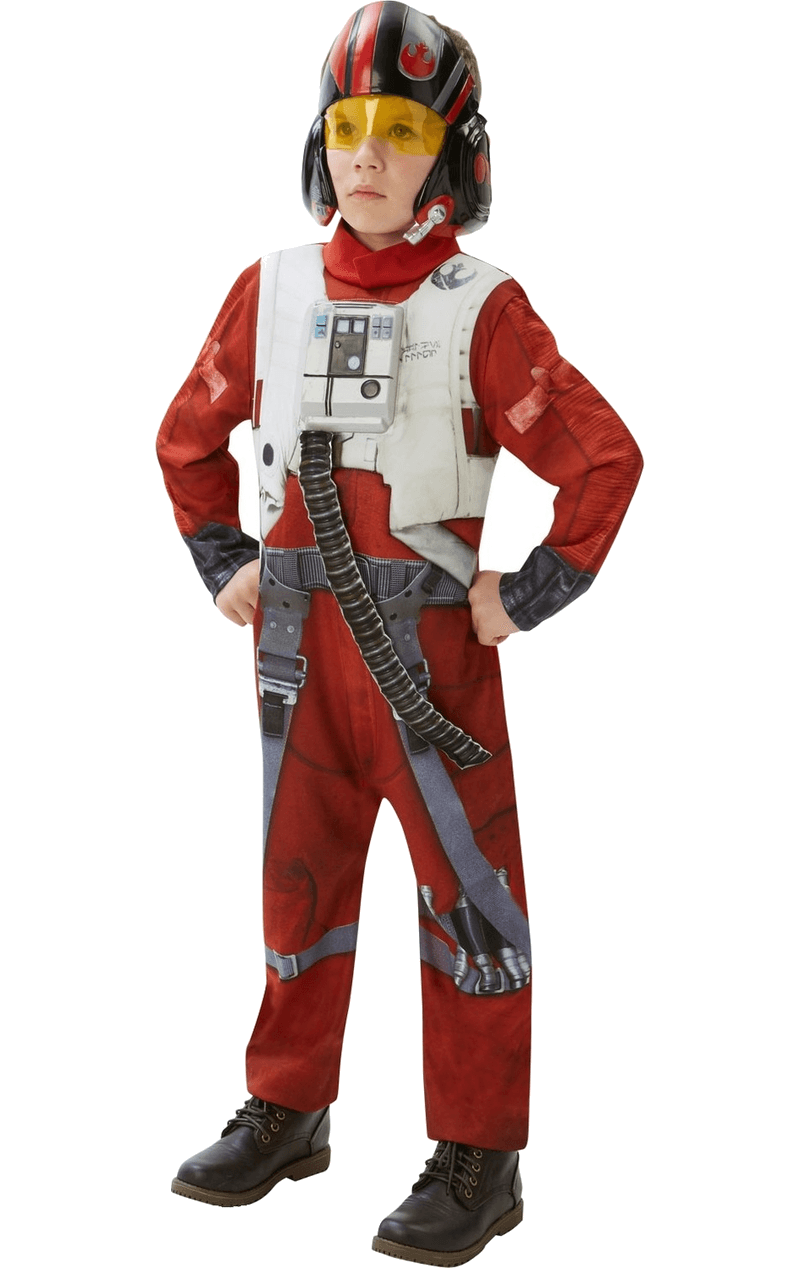 Kids Deluxe Star Wars X Wing Pilot Costume