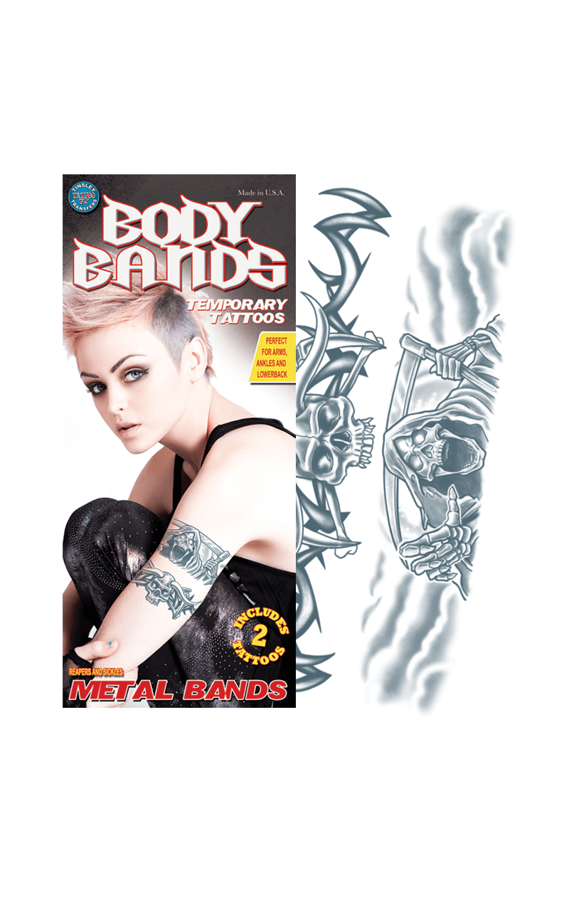 Reaper Body Band Tattoo