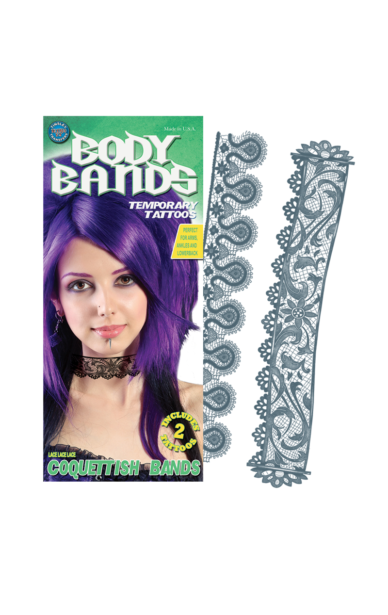 Lace Body Band Tattoo Accessory