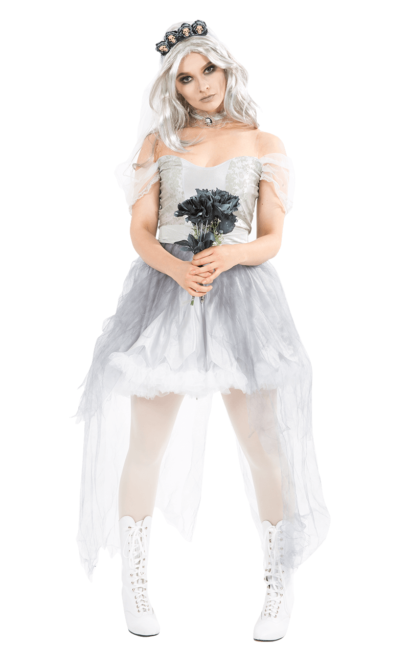 Womens Spirit Ghost Bride Costume