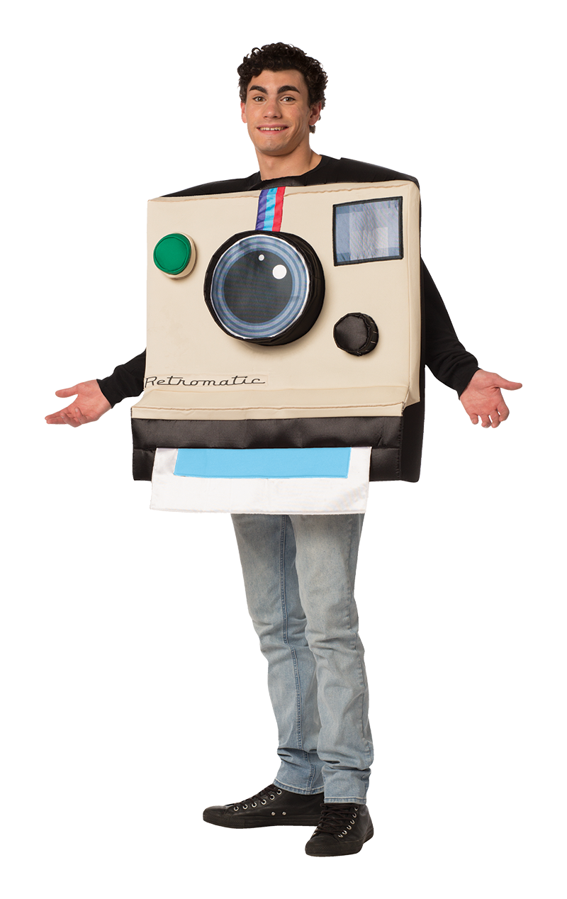 Adult Retro Polaroid Camera Costume