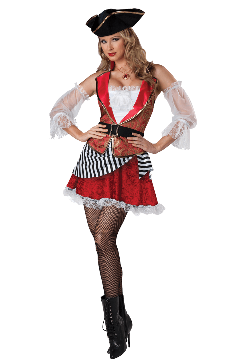 Womens Pretty Pirate Costume