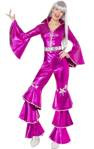 Pink 70s Jumpsuit Costume