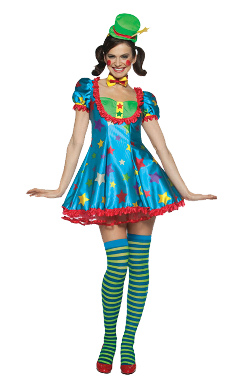 Female Star Clown Costume