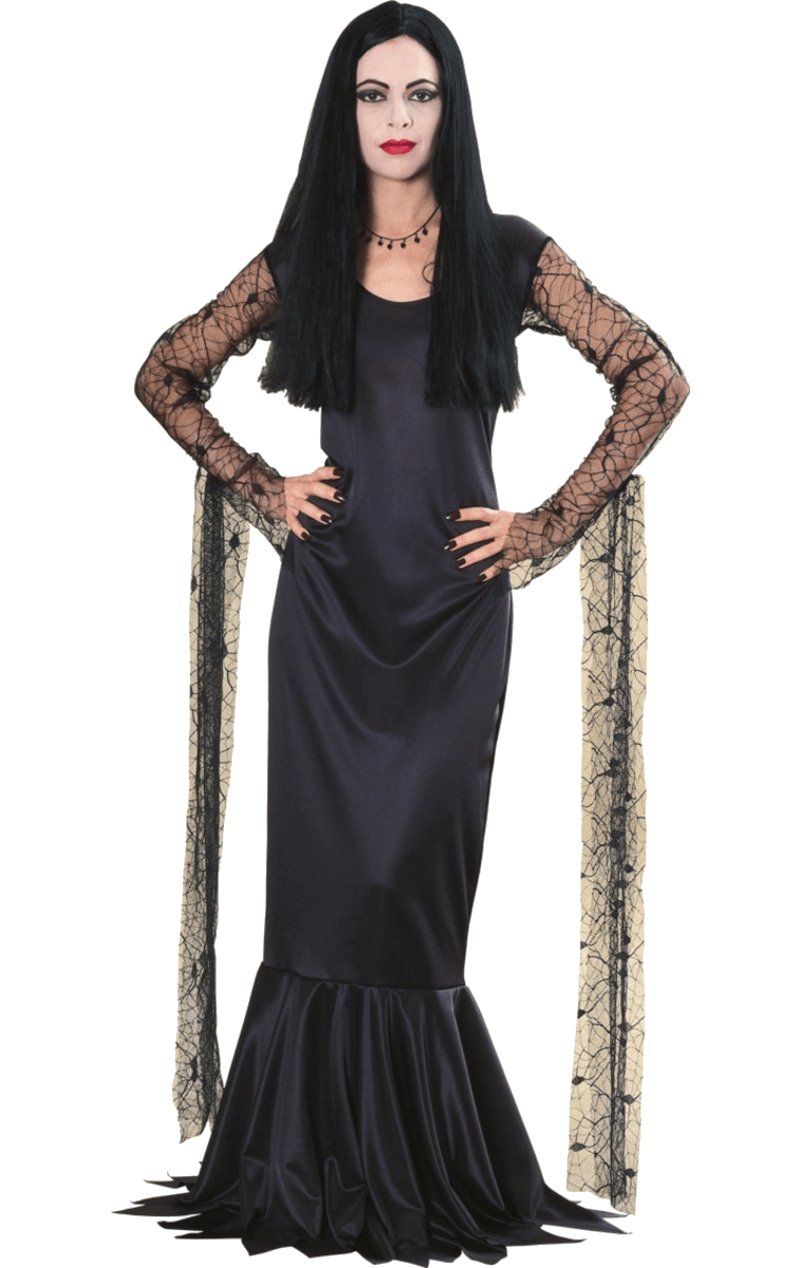 Adult Morticia Addams Costume - Fancydress.com