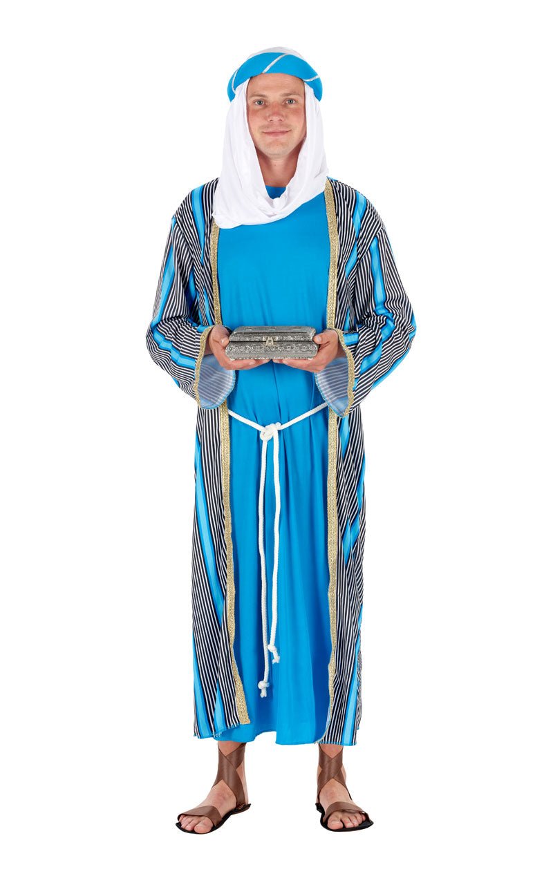 Adult Three Wise Men Blue Costume - Fancydress.com