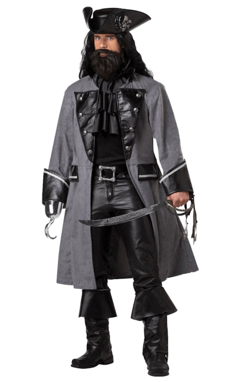 Blackbeard The Pirate Costume - Fancydress.com