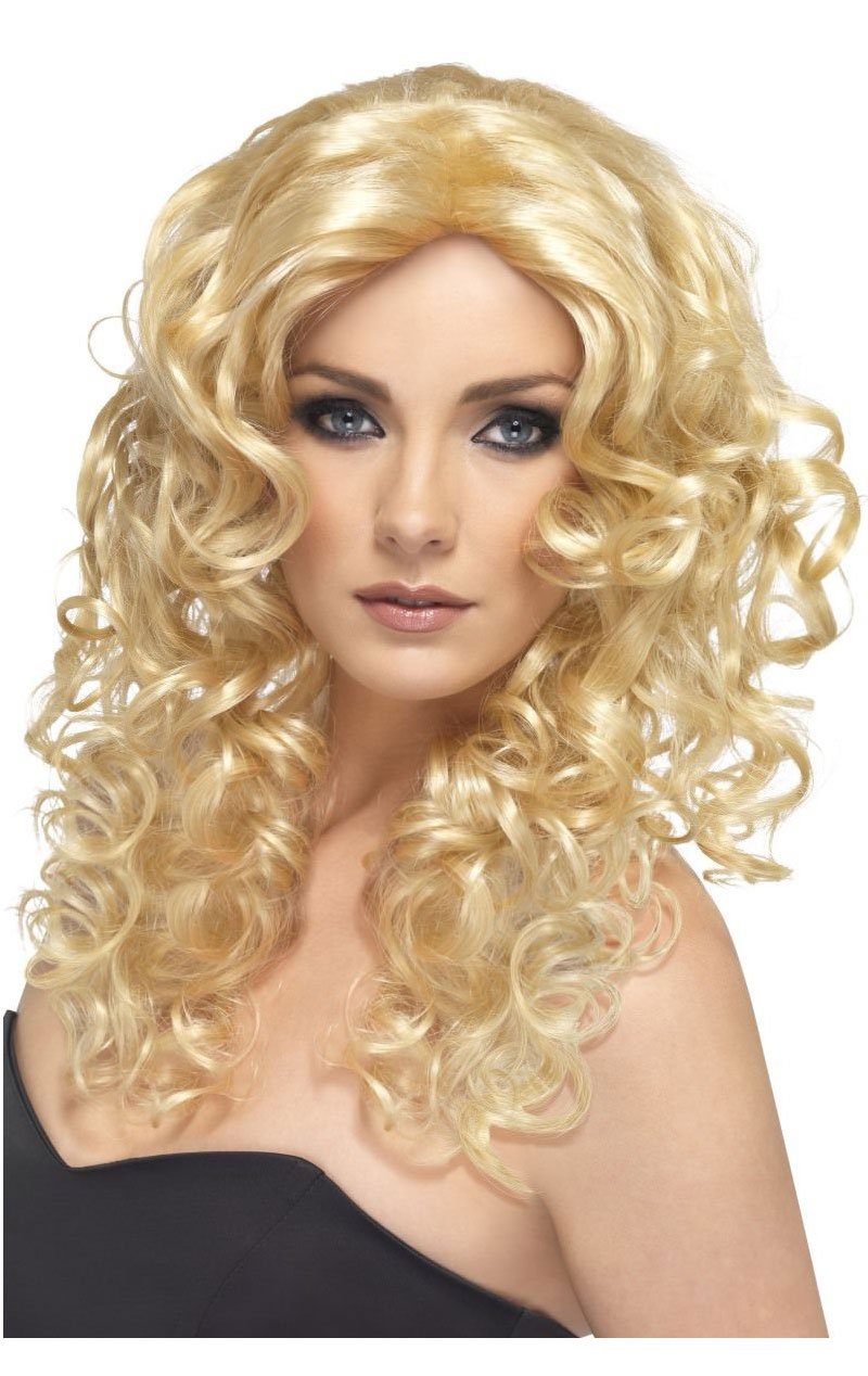 Britney Glamour Light Blonde Wig - Fancydress.com