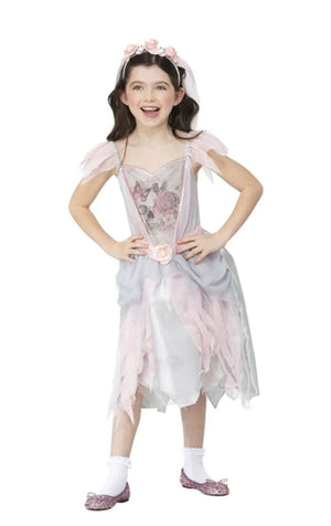 Childrens Vintage Ghost Bride Costume - Fancydress.com