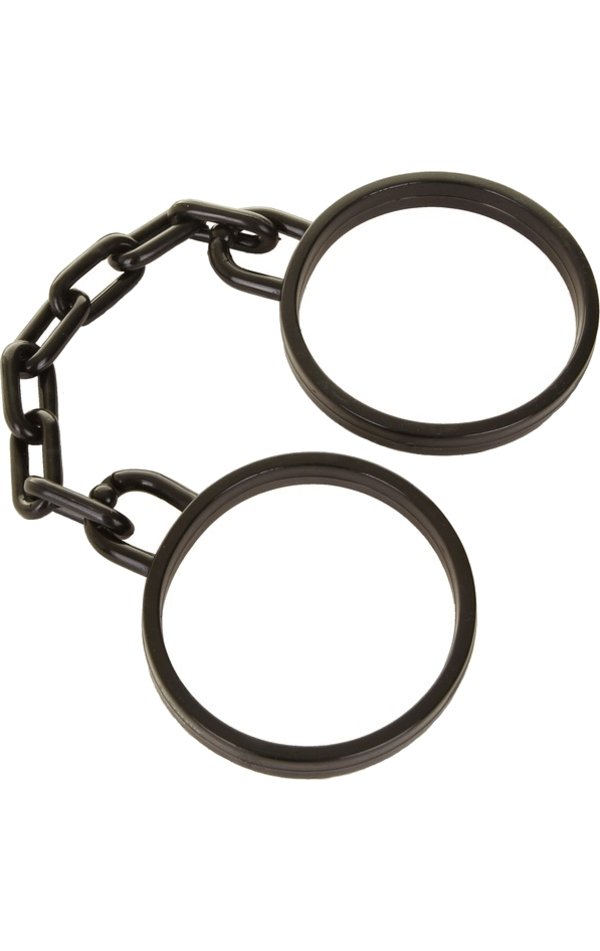 Convict Shackle Handcuffs - Fancydress.com