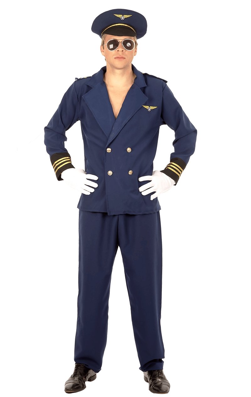 Flight Captain Costume - Fancydress.com