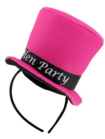 Hen Party Mini Top Hat - Fancydress.com