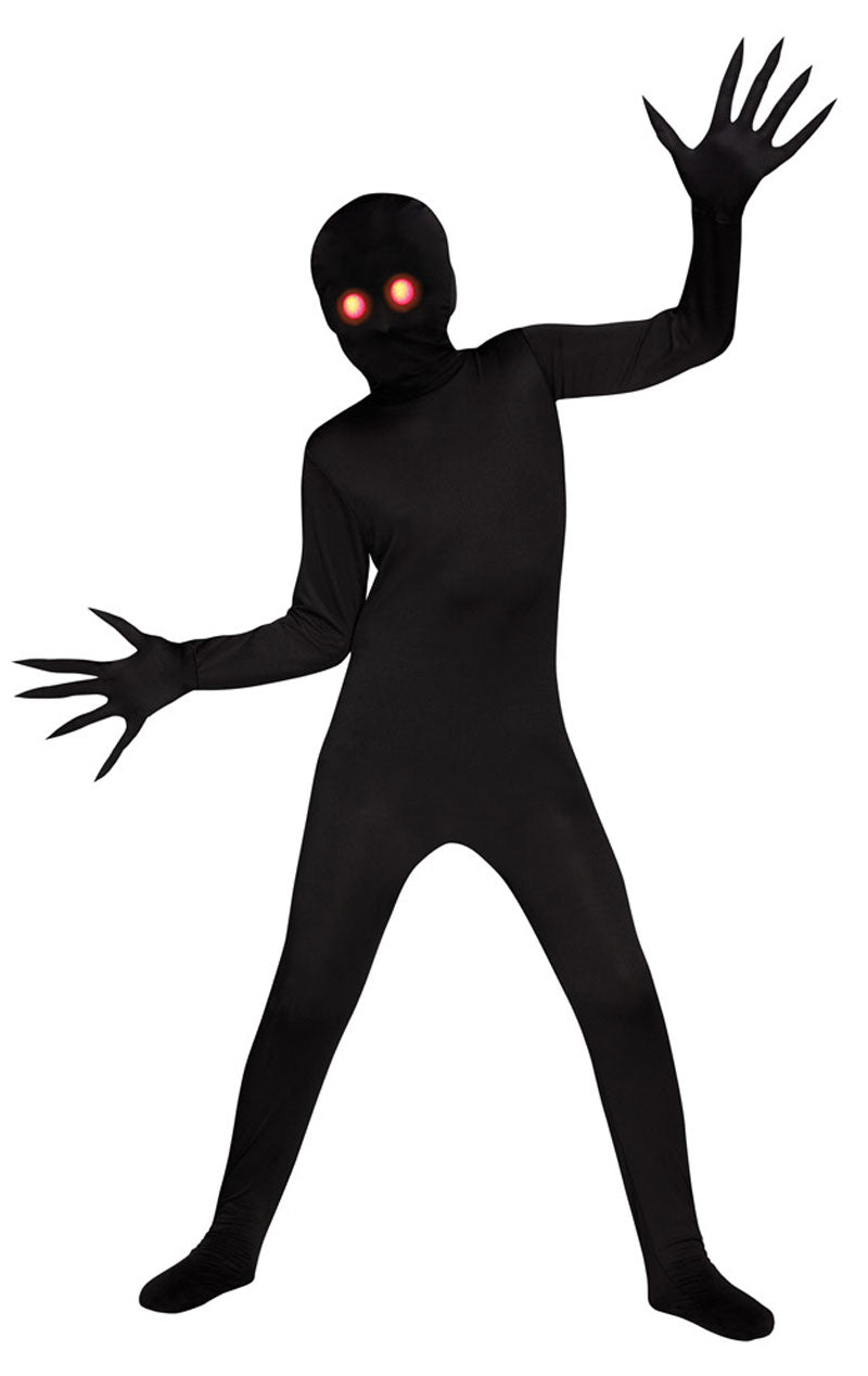 Kids Black Shadow Demon Costume - Fancydress.com