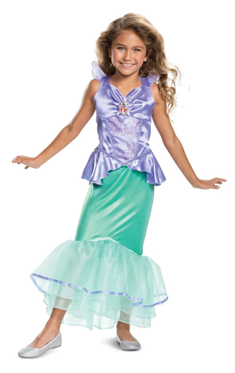 Kids Deluxe The Little Mermaid Ariel Costume - Fancydress.com