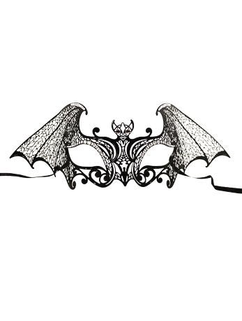 Metal Bat Masquerade Facepiece - Fancydress.com