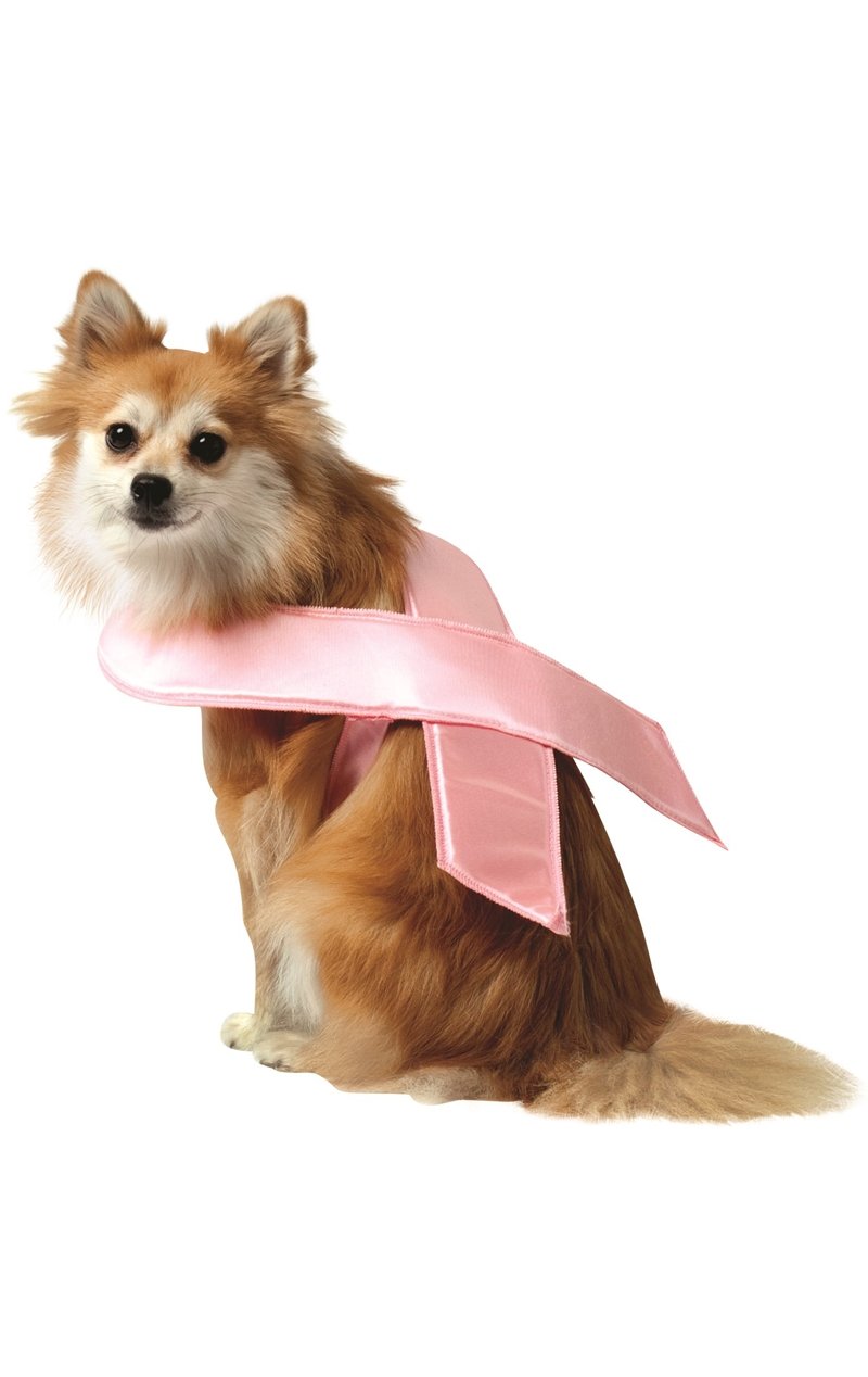 Pink Ribbon Dog Costume - Fancydress.com