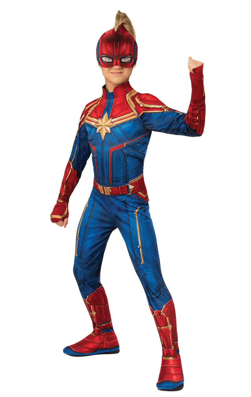 Kids Captain Marvel Costume