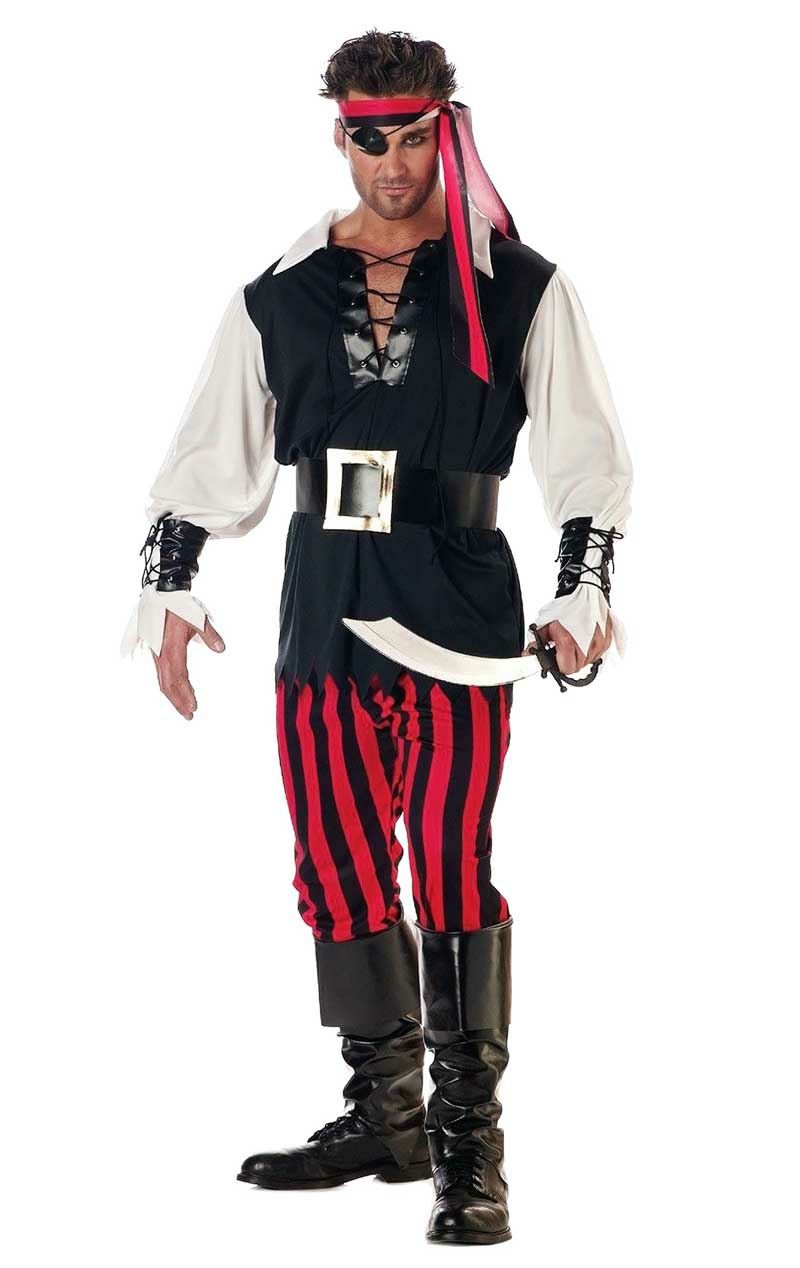 Herren Cutthroat Pirate Kostüm -  