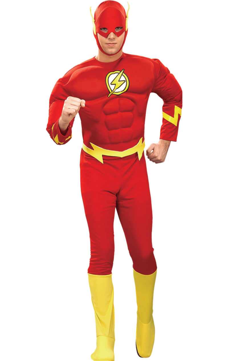 Erwachsener das Flash -Kostüm