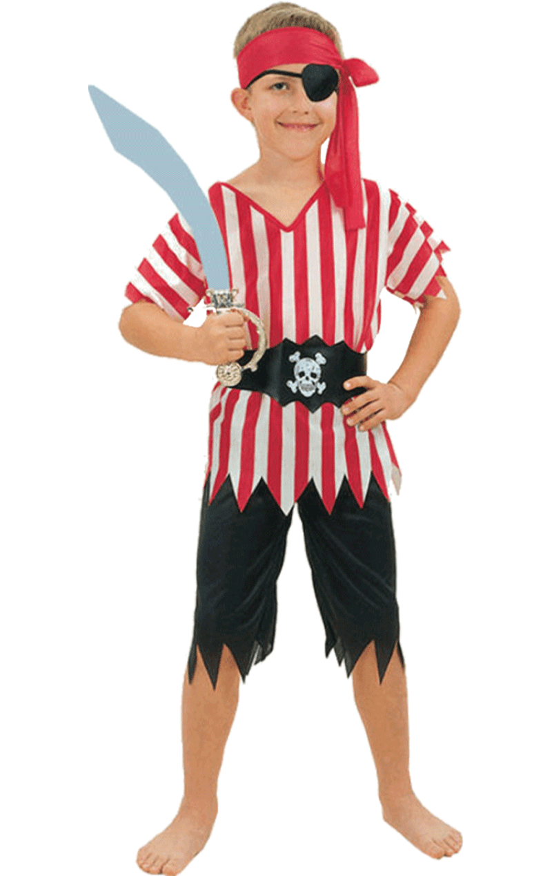 Boys Buccaneer Pirate Costume