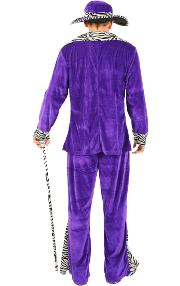 Mens Purple Pimp Costume