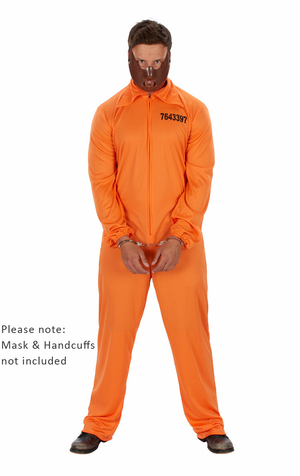 Erwachsener Unisex -Gefangenenkostüm