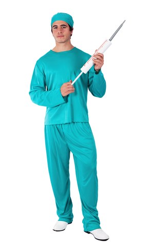 Adult Surgeon Scrubs Costume